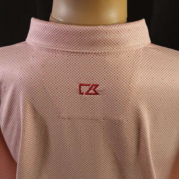 CUTTER & BUCK DR. PEPPER LIMITED EDITION GOLF SHIRT- XXL -PINK - Picture 3 of 4